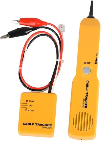 جهاز تتبع قاطع الهاتف السلكي للدائرة، جهاز تتبع سلك الحبر، جهاز تتبع الأسلاك الكهربائية، مولد نغمة ومسبار، جهاز تتبع سلك حبر الهاتف الأصفر in Kuwait