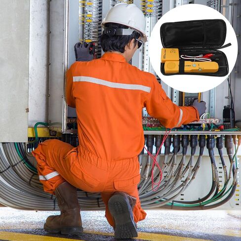 جهاز تتبع قاطع الهاتف السلكي للدائرة، جهاز تتبع سلك الحبر، جهاز تتبع الأسلاك الكهربائية، مولد نغمة ومسبار، جهاز تتبع سلك حبر الهاتف الأصفر in Kuwait