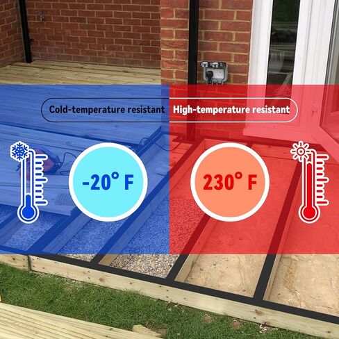 شريط رافدة بطول 2 بوصة × 50 بوصة، 6 لفات مقاومة للماء وشريط بوتيل مقاوم للتآكل، شريط وامض ذاتي اللصق مقاوم للطقس للروافد والعوارض الخشبية in Kuwait