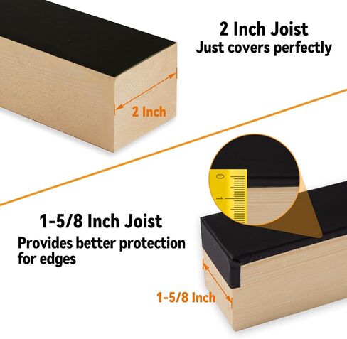 شريط رافدة بطول 2 بوصة × 50 بوصة، 6 لفات مقاومة للماء وشريط بوتيل مقاوم للتآكل، شريط وامض ذاتي اللصق مقاوم للطقس للروافد والعوارض الخشبية in Kuwait