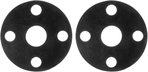 USA Sealing BULK-FG-593 Full Face EPDM Rubber Flange Gasket for 1" Pipe, 1/16" Height, Class 150 in Saudi Arabia