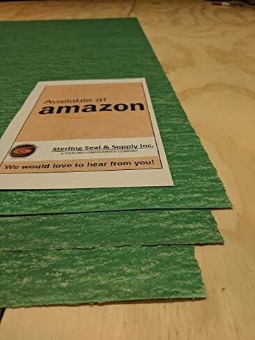 Lamons 7001NSF.015x20x20x3x3xDSC مادة الحشية، للأغراض العامة، معتمدة من NSF-61، سمك 1/64 بوصة، 20 بوصة × 20 بوصة (3 ورقات) D in Saudi Arabia