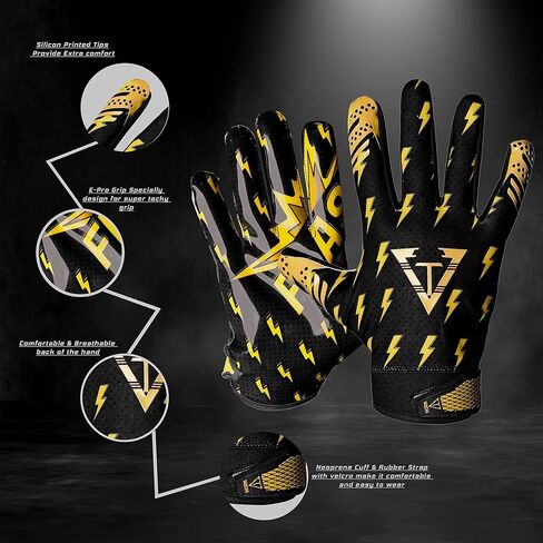 Thunder Football Gloves Adult & Youth Sizes in Kuwait