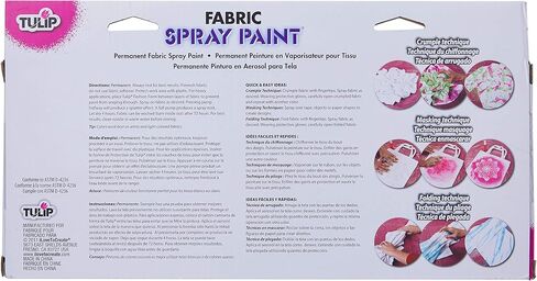 TULIP Fabric Spray Sets 29849 SOP Multi Neon Party Pack, 1.9 Fl Oz (Pack of 9), As Detailed in Saudi Arabia