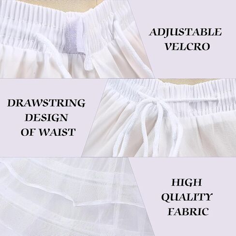 تنورات للنساء 6 تنورة دائرية، تنورة تحتية بطول يصل إلى الأرض لفستان الزفاف in Kuwait