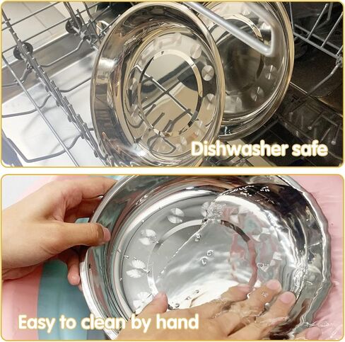 أطباق طعام للقطط الضحلة من الفولاذ المقاوم للصدأ طبق للقطط واسع وأطباق للكلاب الصغيرة وتخفيف التعب للقطط الصغيرة والجرو والهامستر 4 قطع (قطر 6.1 بوصة. in Kuwait