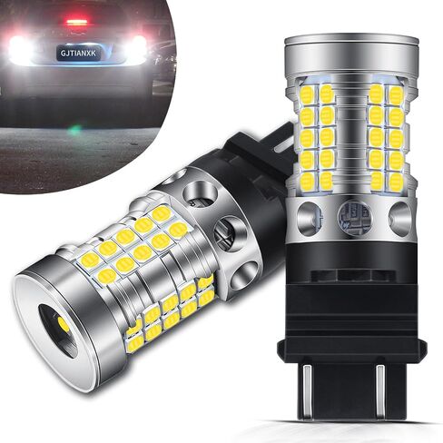 1156 7506 LED Bulbs for Back Up Light 6000K Xenon White 500% Ultra Bright P21W BA15S 1156A 1003 1141 Backup Reverse Parking Tail Brake Light Replacement (Pack of 2) in Kuwait