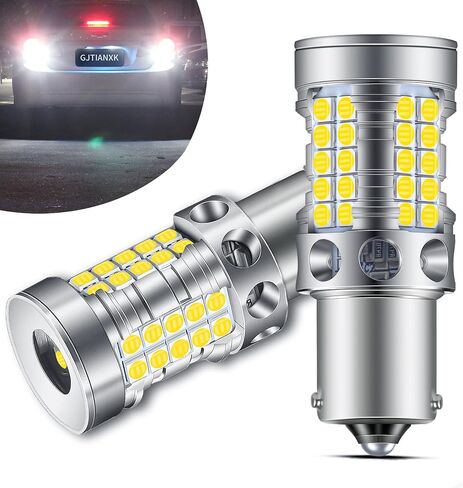1156 7506 LED Bulbs for Back Up Light 6000K Xenon White 500% Ultra Bright P21W BA15S 1156A 1003 1141 Backup Reverse Parking Tail Brake Light Replacement (Pack of 2) in Kuwait