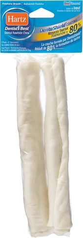 Hartz Dentist'S Best Beef Flavored 3 Inch Rawhide Mini Dental Dog Bone Treat Chews - Small, 10 Pack in Saudi Arabia