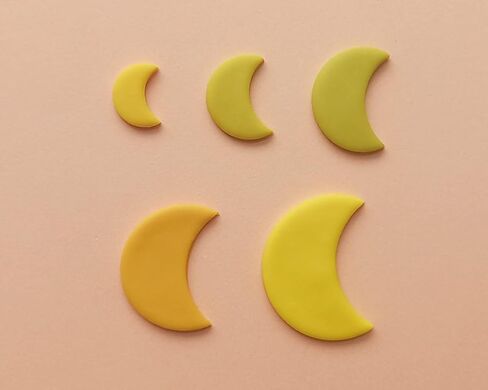 Jinnyous Jewellery Moon Polymer Clay Cutter Cookie Cutter Set of 5 in Saudi Arabia