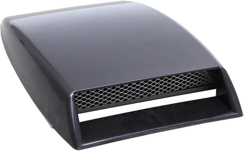 Car Hood Scoop Metal Hood Scoop Air Hood Vent Stickers for Cars Carbon Fiber Hood Scoop Hood Vents Car Air Hood Bonnet Vent Replacement Decor Car Hood Vent Air Outlet Metal Cover in Saudi Arabia