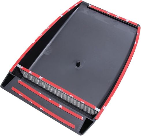 Car Hood Scoop Metal Hood Scoop Air Hood Vent Stickers for Cars Carbon Fiber Hood Scoop Hood Vents Car Air Hood Bonnet Vent Replacement Decor Car Hood Vent Air Outlet Metal Cover in Saudi Arabia