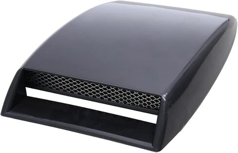 Car Hood Scoop Metal Hood Scoop Air Hood Vent Stickers for Cars Carbon Fiber Hood Scoop Hood Vents Car Air Hood Bonnet Vent Replacement Decor Car Hood Vent Air Outlet Metal Cover in Saudi Arabia