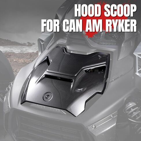 A & UTV PRO Hood Panel & Front Grill Trims Carbon Fiber Pattern for Can-Am Ryker All Models, Lower Grill Protector Accessories, Replace OEM # 219400877, 219400947 in Saudi Arabia