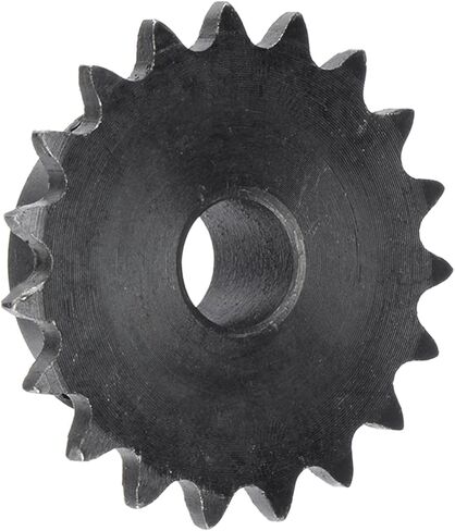 ضرس الأسطوانة من النوع B - [معرف 19 سن × 10 مم] من الفولاذ الكربوني مع قطعتين من ضرس سلسلة لولبية لآلات الطحن والحفر للاستخدام ISO 04C | مسافة 1/4 بوصة، 25 سلسلة in Kuwait