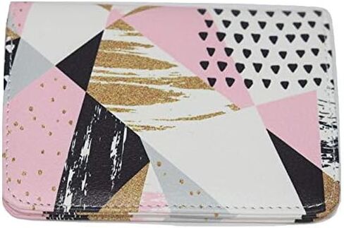 Birth Control Pill Case/Wallet - Geometrical Shapes - Cute and Discreet 4" x 3" in Saudi Arabia