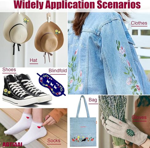 59 قطعة مثبت قابل للذوبان في الماء للتطريز، ورق تطريز لاصق وغرز، أنماط التطريز، ورق نقل التطريز، أنماط التطريز تنقل تصاميم التطريز لمحبي التطريز in Kuwait