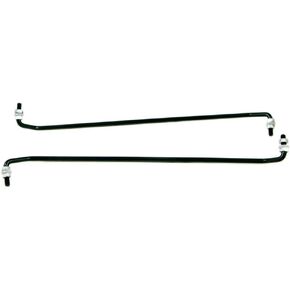 لـ Chevy for Camaro 1990-1992 ، لـ Pontiac for Firebird 1990-1992 قابلة للتحويل أعلى الجانبية السكك الحديدية #2 توصيل قضبان الزوج الخلفية اليسار يمينًا يمينًا 12504750 12504751 ، in Kuwait