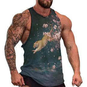 رجال زائد الحجم النمر النمر الجرافيك تجريب قمم Quick Gry Gym Litness Bodness Bodness Muscle Thirts t in Kuwait