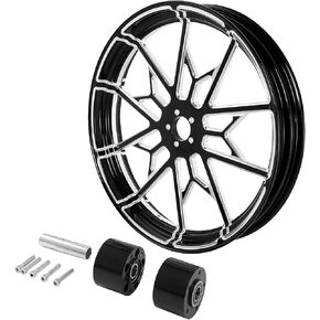 26"x3.5" Front Wheel Rim w/Dual Disc Wheel Hub fits for Harley Touring Road King Ultra CVO Limited Street Glide Road Glide FLTR/FLHT/FLHR/FLHX Without ABS models 2008-2021 in Saudi Arabia