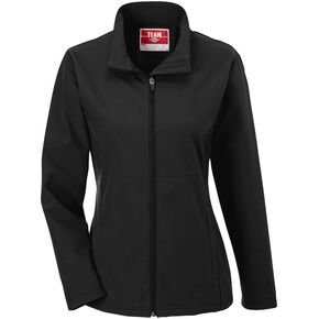 Team 365 Leadies Leader Soft Shell Jacket (صغير ، أسود) in Saudi Arabia