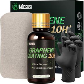 9H Nano Ceramic Coating for Cars,Graphene Ceramic Coating-Car Detailing Kit for Car,Plastic,Glass,Wheel Polishing,High Gloss Hydrophobicty Scratch,50ml in Kuwait