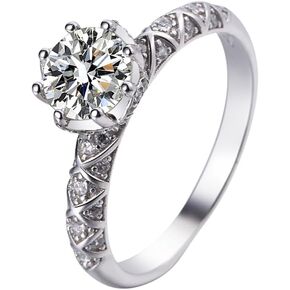 Crown Diamond Ring for Women | D-Color VVS1, Excellent Cut | Unique Engagement Symbol | Exquisite Craftsmans in Kuwait