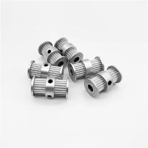 Synchronous Pulley 2gt 20 Teeth Double Head Aluminum Pulley Hole 5/6/6.35/8mm Wide 9mm 3D Printer Screw Aluminum Parts(6mm) in Saudi Arabia