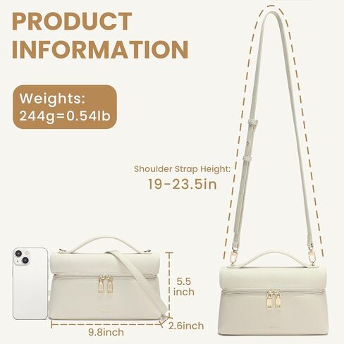 Keyli Crossbody Bag for Women Small Top-Handle Pouch Purse Fashion Designer Shoulder Handbag Trendy Cute Quiet Leather Purses in Kuwait