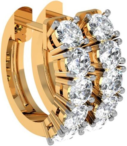 مجموعة الروك المبهرة 0.50 CTTW 14K الذهب الصلب REAL ROUL in Saudi Arabia