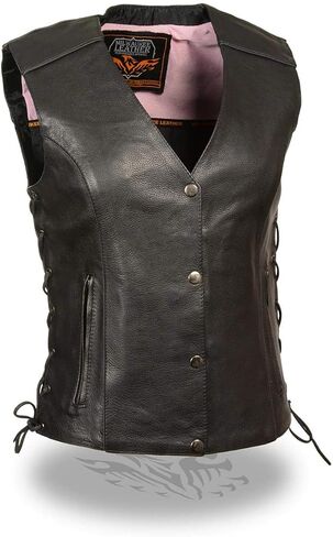Milwaukee Women's Leather Vest in Kuwait