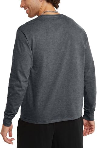 Champion Men's Long Sleeve T-shirt, Classic T-shirt for Men (Reg. Or Big & Tall) in Saudi Arabia