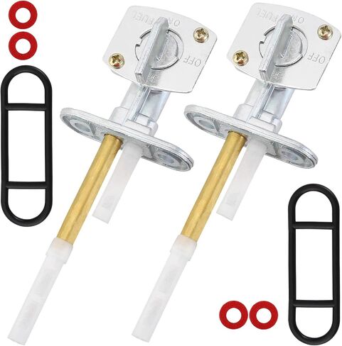 مفتاح صمام Pack-of-2 Fuel Petcock متوافق مع Yamaha Bear Tracker 250 Big Bear 250 350 400 YFM250 YFM350 YFM400 BRUIN Timberwolf YFB250 Kodiak 400 450 YFM450 YFZ450 V-STAR XVS 650 1100 in Saudi Arabia