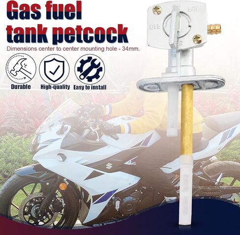 مفتاح صمام Pack-of-2 Fuel Petcock متوافق مع Yamaha Bear Tracker 250 Big Bear 250 350 400 YFM250 YFM350 YFM400 BRUIN Timberwolf YFB250 Kodiak 400 450 YFM450 YFZ450 V-STAR XVS 650 1100 in Saudi Arabia