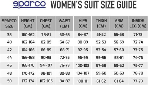 SPARCO SPA Suit Competition US - 001144L38NRRB in Saudi Arabia