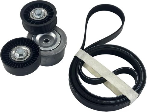 Drive Belt Tensioner Kit Compatible with Dodge Ram 1500 2002-2007, Dakota 2000-2007, Durango 2000-2003, 3.7L 4.7L #Replace 53030958AB 6PK2224 in Saudi Arabia