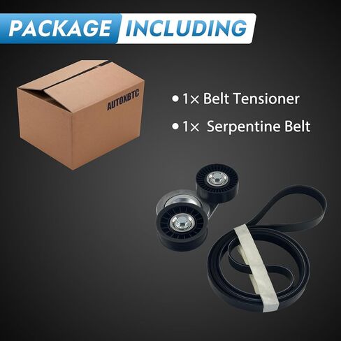 Drive Belt Tensioner Kit Compatible with Dodge Ram 1500 2002-2007, Dakota 2000-2007, Durango 2000-2003, 3.7L 4.7L #Replace 53030958AB 6PK2224 in Saudi Arabia