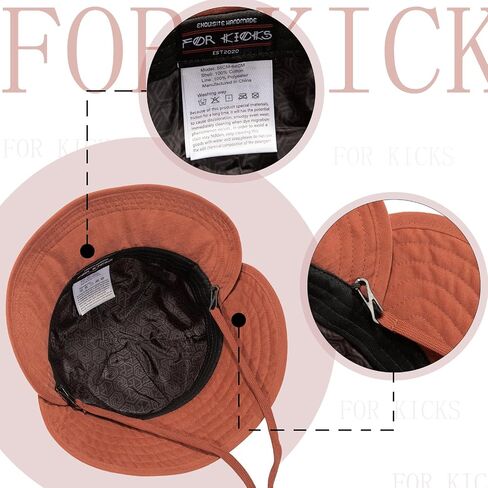 Breathable Warm Bucket Hat - Hand-Knitted, Lightweight, Waterproof Fisherman Hat with UPF 50+ Protection for All Seasons Black in Saudi Arabia
