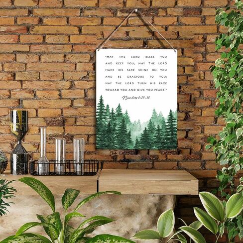 Fear Not for I Have Redeemed You Bible Verse Wood Sign Rustic Isaiah 43:1-2 Watercolour Christian Wooden Hanging Plaque for Home Office Wall Art Decoration 8 x 10 Inches Present in Kuwait