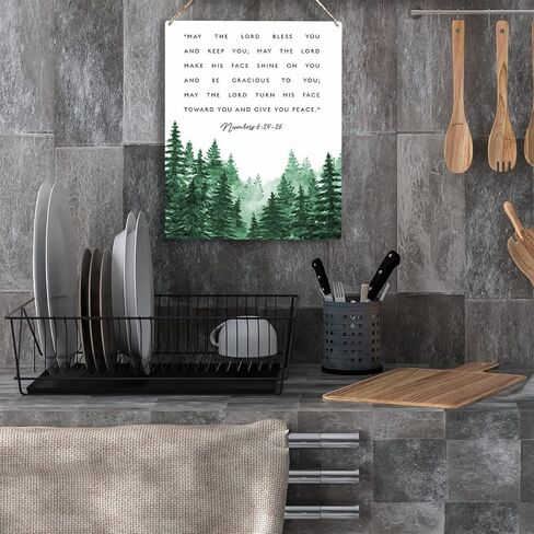 Fear Not for I Have Redeemed You Bible Verse Wood Sign Rustic Isaiah 43:1-2 Watercolour Christian Wooden Hanging Plaque for Home Office Wall Art Decoration 8 x 10 Inches Present in Kuwait