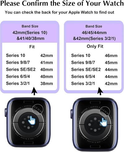 Slim & Feminine Band for Apple Watch 11 10 Se 9 8 7 6 5 4 3, Dressy Metal Band for Women for Apple Watch 42mm 41mm 40mm 44mm 45mm 46mm, Stainless Steel Watch Band for Apple Watch for Small Wrist in Kuwait