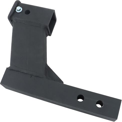 Lablt Black Trailer Hitch Extender لمستقبل 2 بوصة مع ارتفاع أو انخفاض 8 بوصات ، ساق الصلبة 2 بوصة ، 9 11 طول تمديد ، سعة 10000 رطل ، مع دبوس 5/8 عقبة in Saudi Arabia