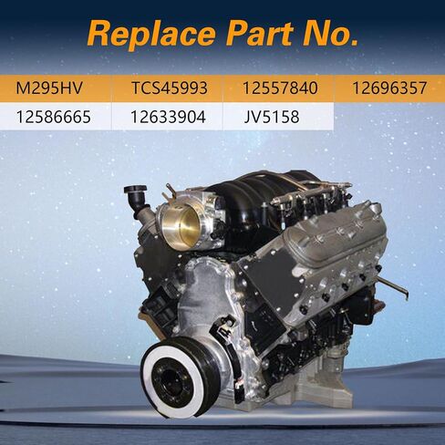 High Volume Oil Pump kit with Gaskets & Balancer Bolt Compatible with Chevy Silverado Suburban Tahoe Trailblazer GMC Sierra Yukon XL Cadillac Escalade Rainier，Replace#: M295HV TCS45993 12557840 in Saudi Arabia