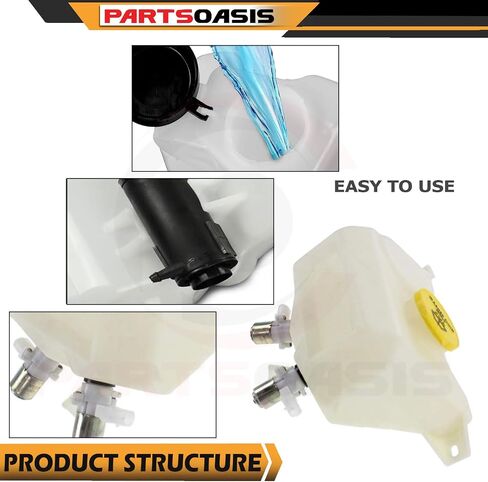 New Aftermarket CH1288185 Washer Reservoir With Dual Pump and Cap Without Sensor Hole Replacement For Jeep Grand Cherokee 1993 1994 1995 Replaces OE 55154978-PFM in Saudi Arabia
