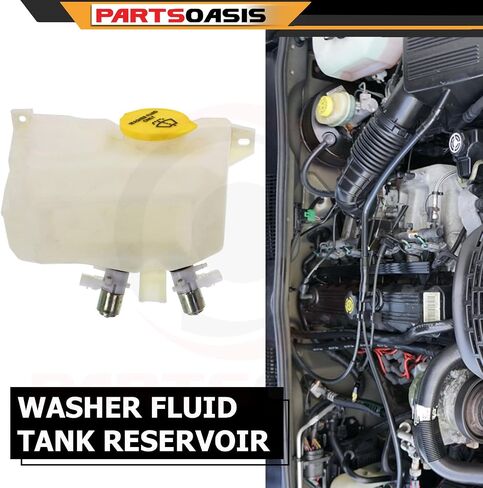New Aftermarket CH1288185 Washer Reservoir With Dual Pump and Cap Without Sensor Hole Replacement For Jeep Grand Cherokee 1993 1994 1995 Replaces OE 55154978-PFM in Saudi Arabia