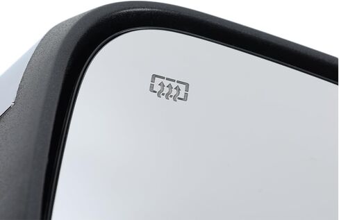 Passenger Side Mirror Compatible with 2011-2021 Jeep Grand Cherokee,2022 Jeep Grand Cherokee WK Mirrors with Heated,Power Folding,Blind Spot Detection,Turn Signal Light 13Pins,Chrome in Saudi Arabia