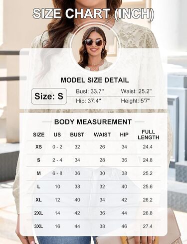Blooming Jelly Womens Dressy Casual Blouses Lace Long Sleeve Tops Business Work Shirts V Neck Fall Fashion Clothes in Saudi Arabia