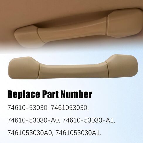 مقبض الاستيلاء على السقف الداخلي رمادي مناسب لكزس IS250 IS350 ES350 RX350 RX450H 2006-2015 ، استبدل 74610-53030-B0 ، مقبض سحب السقف in Kuwait