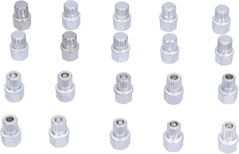 Wheel Lug Nut Remover Lug Nuts Screw Removal Tool Set 21pcs E12 E21 E23 E24 E38 E81 Efficient Socket Key for Automotive Maintenance in Saudi Arabia