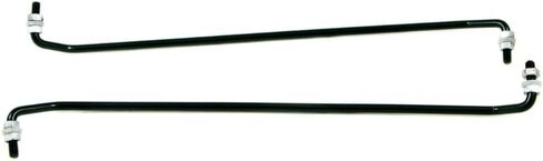 لـ Chevy for Camaro 1990-1992 ، لـ Pontiac for Firebird 1990-1992 قابلة للتحويل أعلى الجانبية السكك الحديدية #2 توصيل قضبان الزوج الخلفية اليسار يمينًا يمينًا 12504750 12504751 ، in Kuwait